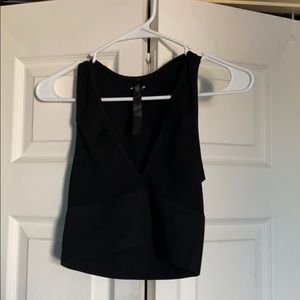 Urban Outfitters Tops - Black V-neck crop top! Urban Outfitters Tops - Black V-neck crop top!